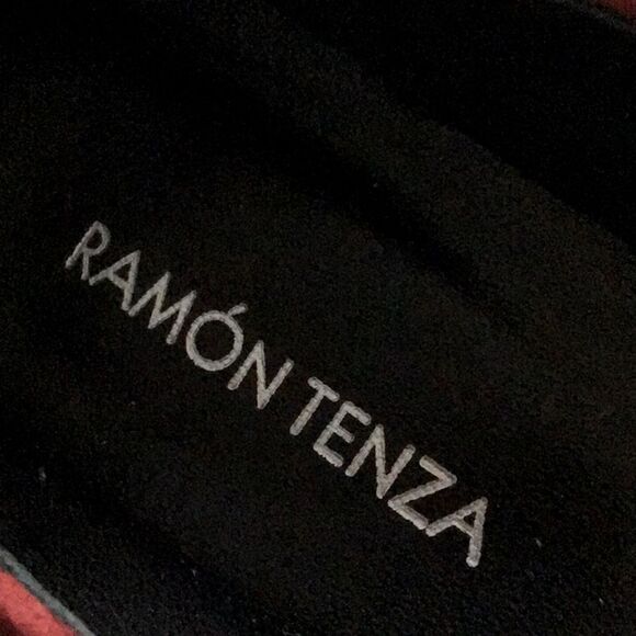 Ramon Tenza Leopard Print Flats with Red Floral Accent - Picture 14 of 16